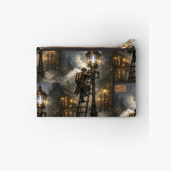 Item preview, The Street-Lamp Lighter’s Ascent - Victorian Steampunk designed and sold by bapupa.