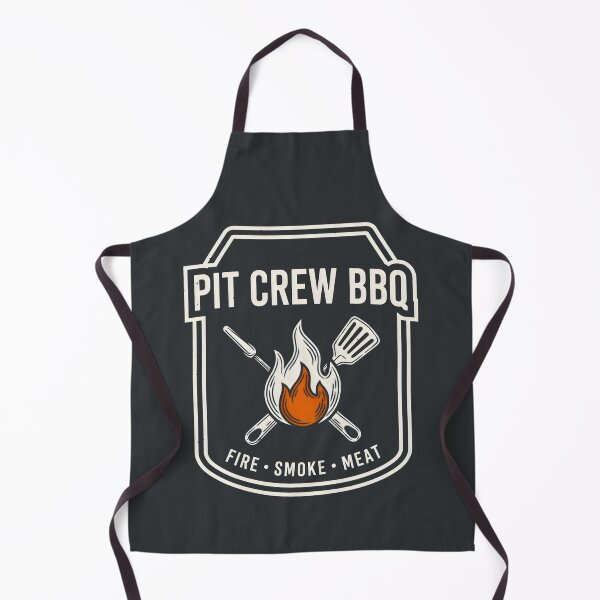 Item preview, Pit Crew BBQ Fire Smoke Meat Logo designed and sold by SplashTastic.