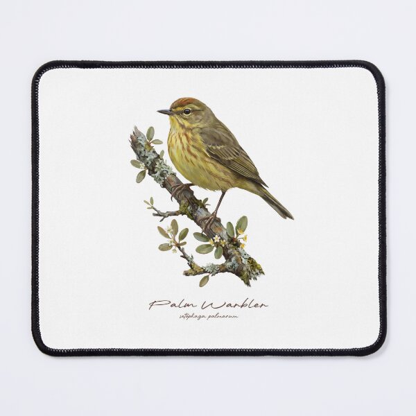 Item preview, Palm Warbler on Flowery Branch designed and sold by Takeda-art.