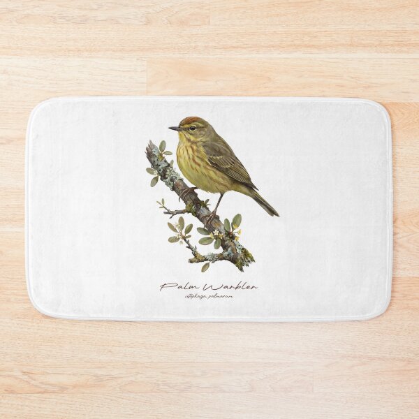 Item preview, Palm Warbler on Flowery Branch designed and sold by Takeda-art.