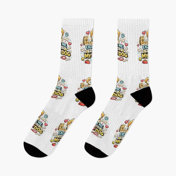 Item preview, Excuse Me I’m Talking to My Dog Funny Dog Design  designed and sold by StyleLap.