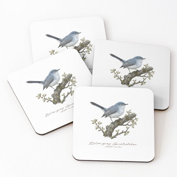 Item preview, Blue-gray Gnatcatcher on Flowery Branch designed and sold by Takeda-art.
