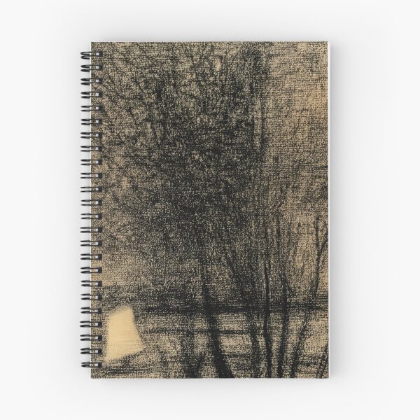 Item preview, La Voile Blanche by Georges Seurat: Twilight Riverside Fine Art Poster designed and sold by artofuniverse.