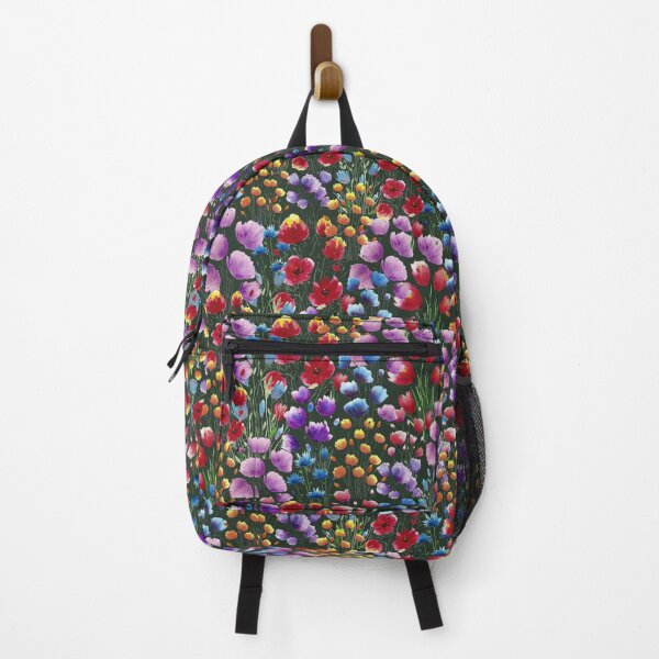 Item preview, Floral Patten Dark Green background designed and sold by VitSArt.