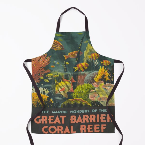Item preview, Great Barrier Reef 1933 travel poster designed and sold by xposedbydesign.
