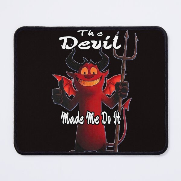 Item preview, Devil Made Me Do It – Funny Cute Demon Cartoon, Dark Humor, Thumbs Up Devil Design designed and sold by A-T-H.