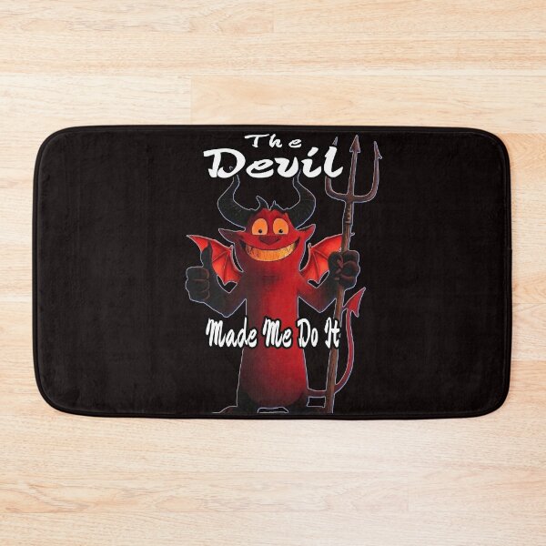 Item preview, Devil Made Me Do It – Funny Cute Demon Cartoon, Dark Humor, Thumbs Up Devil Design designed and sold by A-T-H.