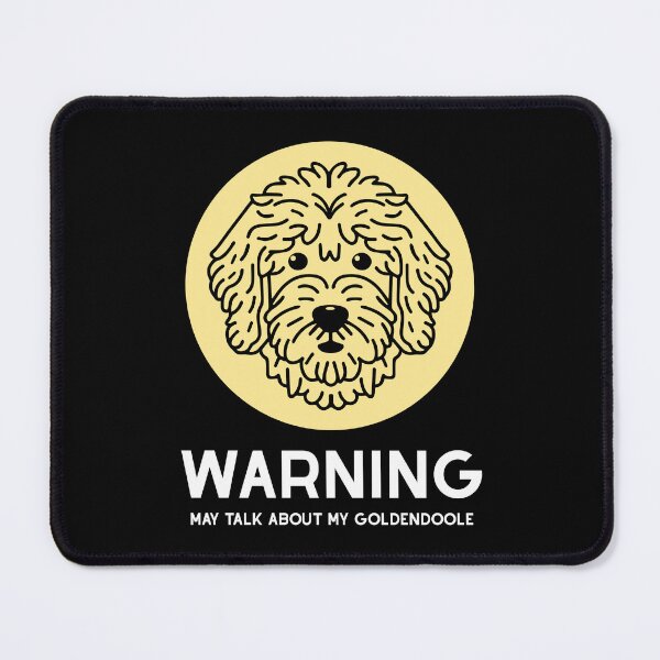 Item preview, Goldendoodle Cute Line Art Design warning may talk about my goldendoodle designed and sold by PeriwinkleStone.