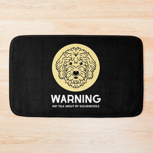 Item preview, Goldendoodle Cute Line Art Design warning may talk about my goldendoodle designed and sold by PeriwinkleStone.