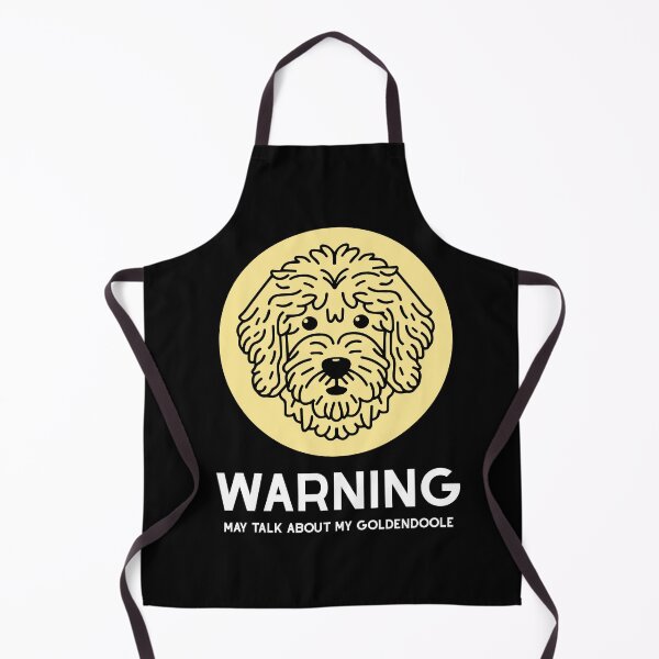 Item preview, Goldendoodle Cute Line Art Design warning may talk about my goldendoodle designed and sold by PeriwinkleStone.