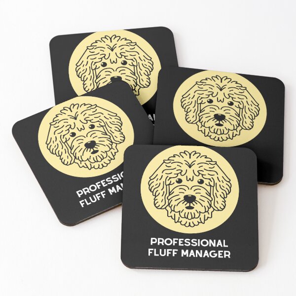 Item preview, Goldendoodle Cute Line Art Design Profesional Fluff Manager designed and sold by PeriwinkleStone.