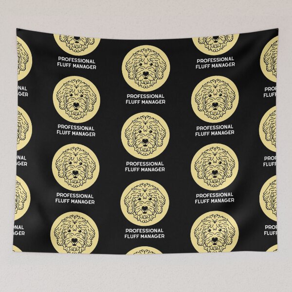 Item preview, Goldendoodle Cute Line Art Design Profesional Fluff Manager designed and sold by PeriwinkleStone.