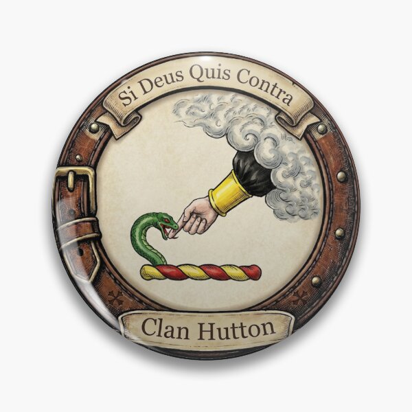 Item preview, Clan Hutton Crest designed and sold by BagTown Clans.