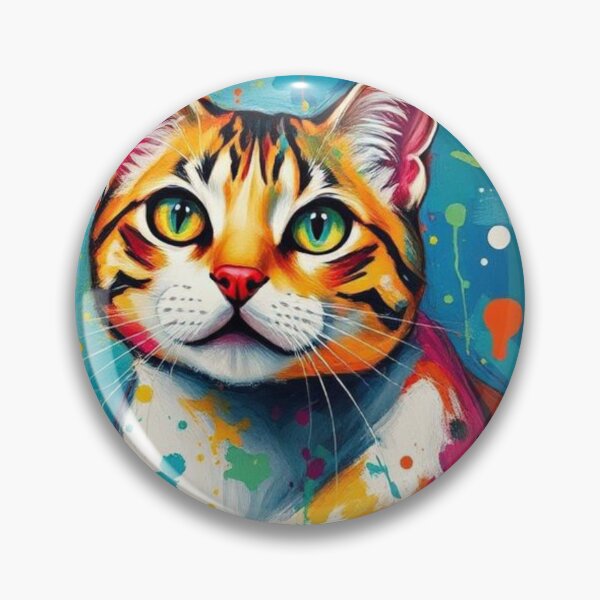 Item preview, Orange Cat with Paint Stains designed and sold by RAISC.