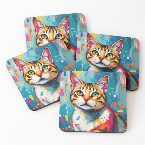 Item preview, Orange Cat with Paint Stains designed and sold by RAISC.