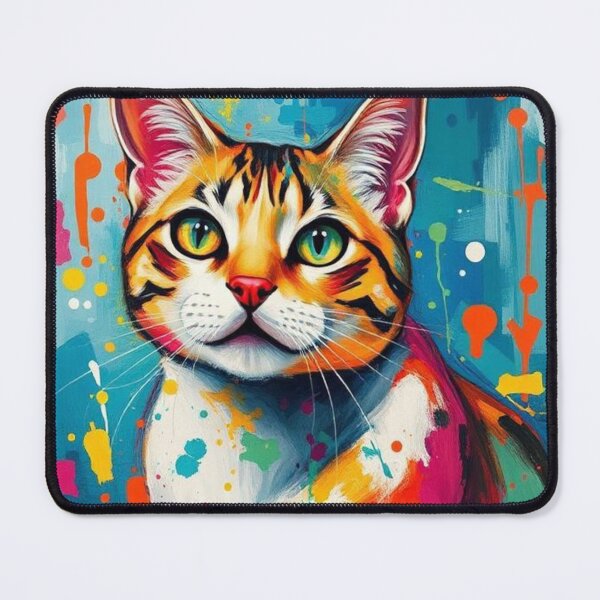 Item preview, Orange Cat with Paint Stains designed and sold by RAISC.
