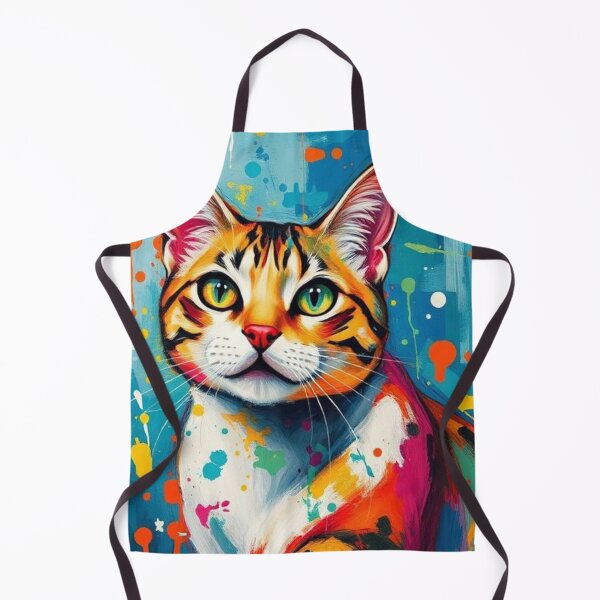 Item preview, Orange Cat with Paint Stains designed and sold by RAISC.