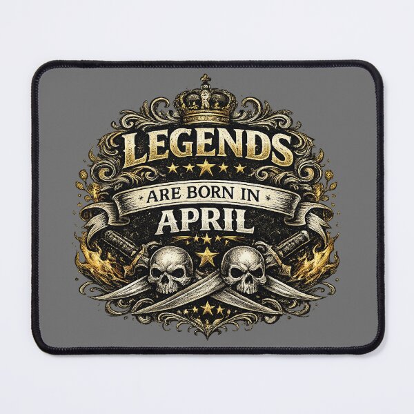 Item preview, Legends Are Born In April Vintage Masculine Typography Design | April Birthday Gift for Men designed and sold by Szapeee.