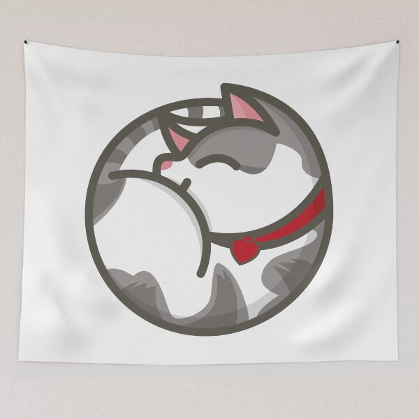 Item preview, Rounded cat designed and sold by SteeShirtArt.