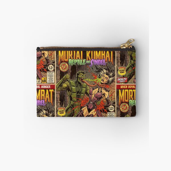 Item preview, Mortal Kombat Reptile vs. Sindel Retro Vintage Comic Cover Art designed and sold by Back2Collage.