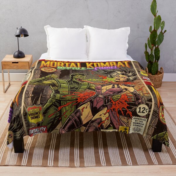 Item preview, Mortal Kombat Reptile vs. Sindel Retro Vintage Comic Cover Art designed and sold by Back2Collage.