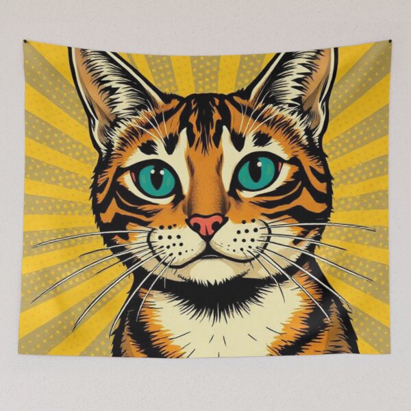 Item preview, Orange Cat with Emerald Eyes designed and sold by RAISC.