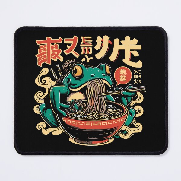 Item preview, Frog eating ramen design designed and sold by EzequielBC.