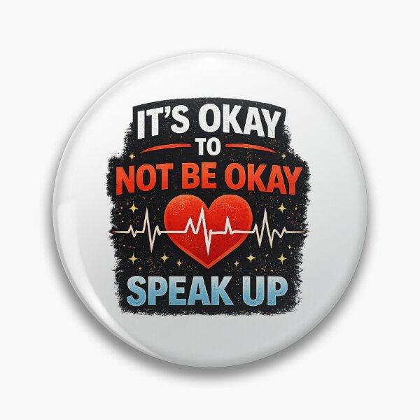 Item preview, It’s Okay To Not Be Okay – Mental Health Awareness Speak Up Design designed and sold by SilenceInNature.