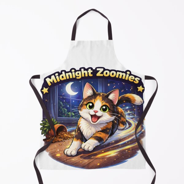Artikelvorschau, Mitternachts-Zoomies: Chaotisches Katzenkunst-Design entworfen und verkauft von DailyStruggleCo.