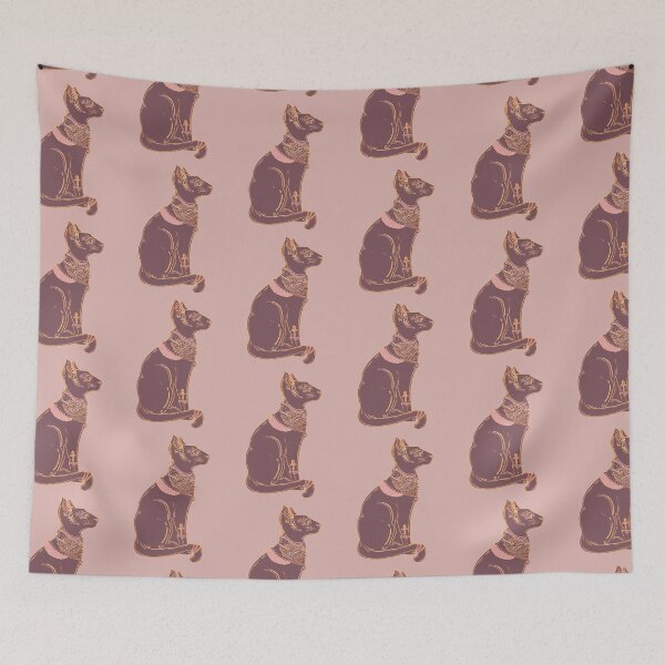 Item preview, Egyptian Sphynx - Mauve Pink Empress Design designed and sold by Sophie Elaina Designs.