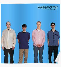 Weezer Blue Album Poster