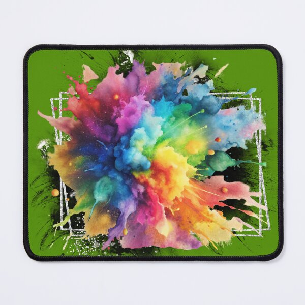 Item preview, Vibrant Color Splash Abstract Art – Rainbow Watercolor Explosion, Modern Aesthetic Design designed and sold by ChenEngEng.