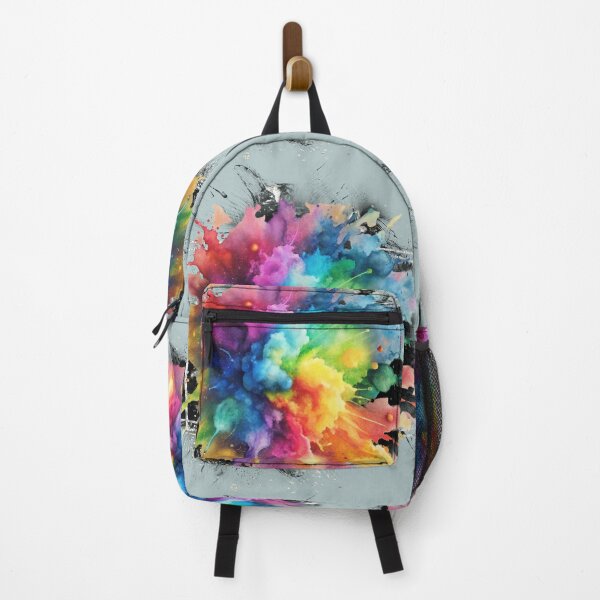 Item preview, Vibrant Color Splash Abstract Art – Rainbow Watercolor Explosion, Modern Aesthetic Design designed and sold by ChenEngEng.