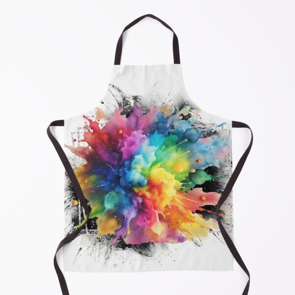 Item preview, Vibrant Color Splash Abstract Art – Rainbow Watercolor Explosion, Modern Aesthetic Design designed and sold by ChenEngEng.