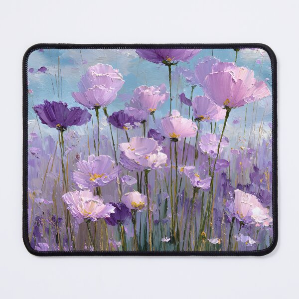 Item preview, Lilac Wildflower Field Mother’s Day Gift for Mom Impressionist Spring Floral Landscape designed and sold by daila70.