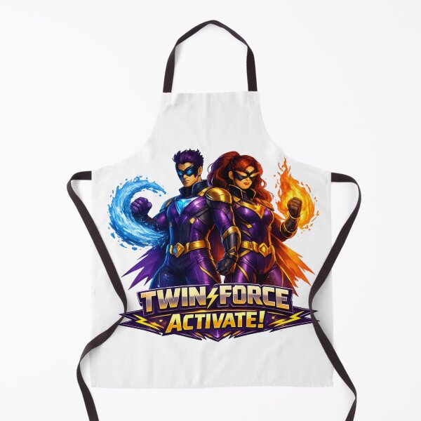 Item preview, The Super Twins: Masked Legends of Fire & Water designed and sold by CosmicSplendor.