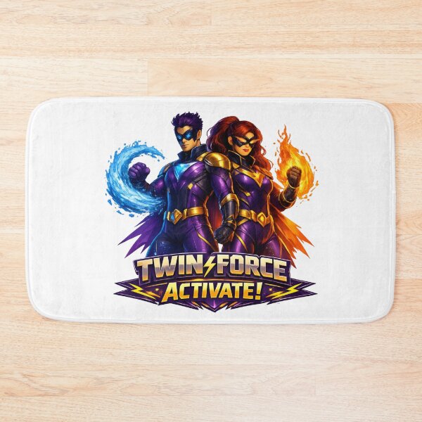 Item preview, The Super Twins: Masked Legends of Fire & Water designed and sold by CosmicSplendor.