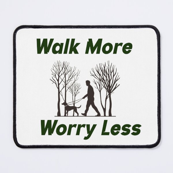 Item preview, Walk more, worry less. Dog Walker  designed and sold by bluesquidink.