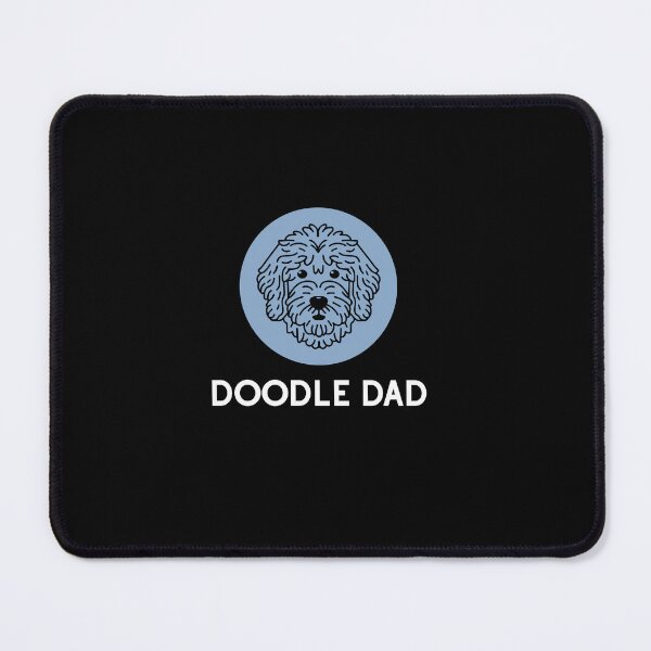 Item preview, Goldendoodle Cute Vector Line Art Doodle Dad White designed and sold by PeriwinkleStone.