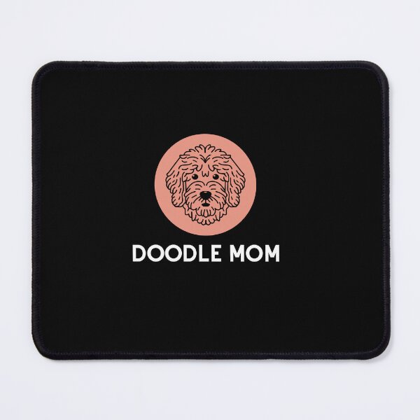 Item preview, Goldendoodle Cute Vector Line Art Doodle Mom White designed and sold by PeriwinkleStone.