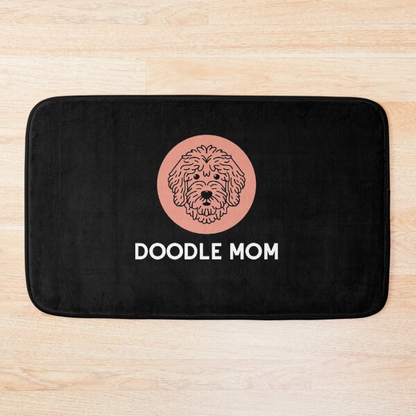 Item preview, Goldendoodle Cute Vector Line Art Doodle Mom White designed and sold by PeriwinkleStone.