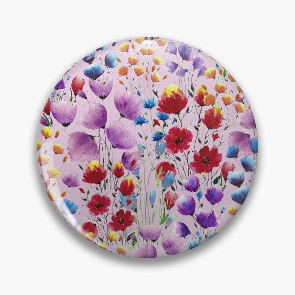 Item preview, Floral Patten Pink background  designed and sold by VitSArt.