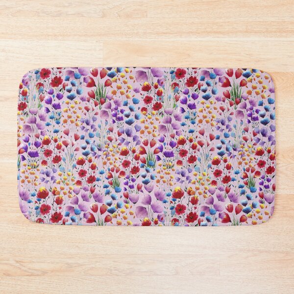 Item preview, Floral Patten Pink background  designed and sold by VitSArt.