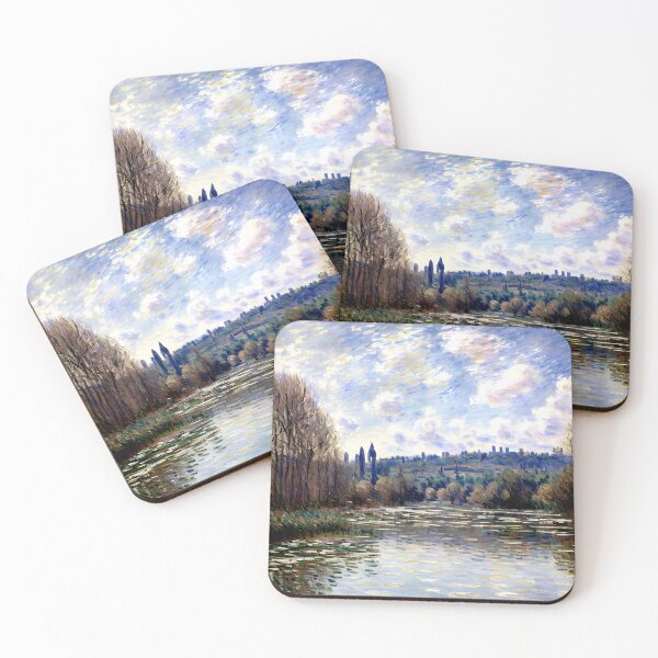 Item preview, Flood of the Seine at Vétheuil designed and sold by artdesignsnow.