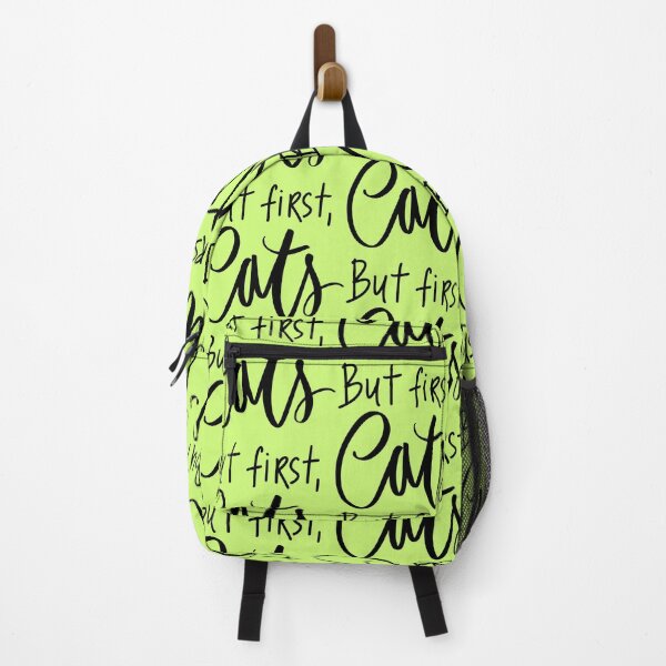 Item preview, But First, Cats – Funny Cat Mom Design designed and sold by COZY NEST.
