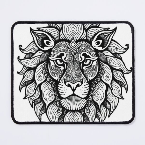 Item preview, Lion Mandala designed and sold by RAISC.