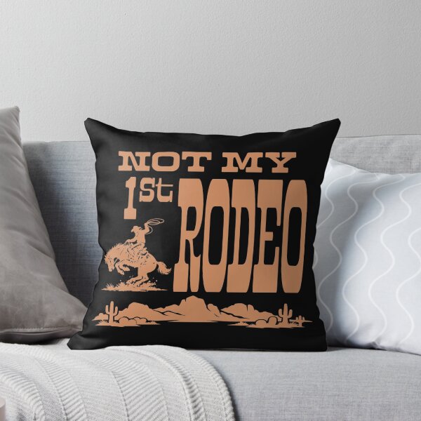 Item preview, Not My 1st Rodeo Vintage Cowboy Riding Horse designed and sold by Colorfulman.