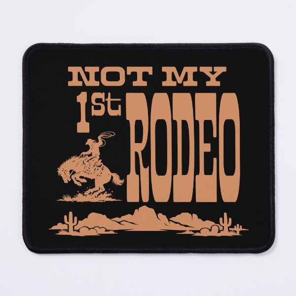 Item preview, Not My 1st Rodeo Vintage Cowboy Riding Horse designed and sold by Colorfulman.