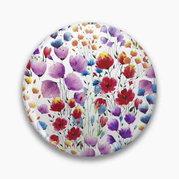 Item preview, Floral Watercolor Patten White background designed and sold by VitSArt.