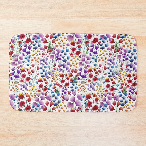 Item preview, Floral Watercolor Patten White background designed and sold by VitSArt.